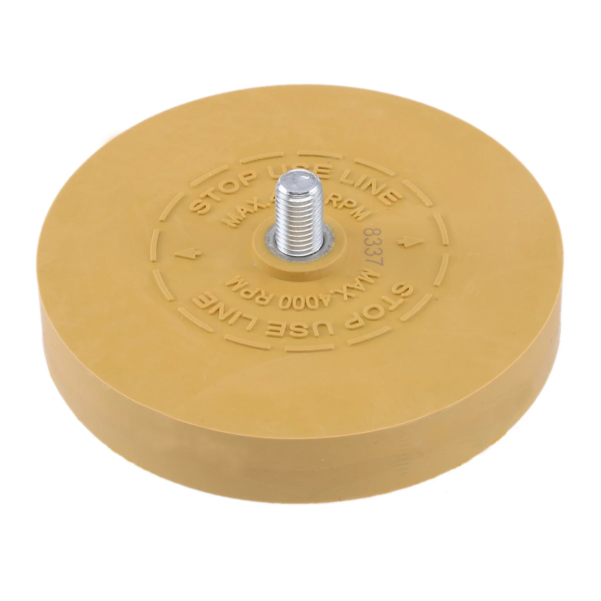 3.5 inch/88mm Rubber Eraser Wheel Arbor Pinstripe Sticker Decal Tape Glue Adhesive Remover