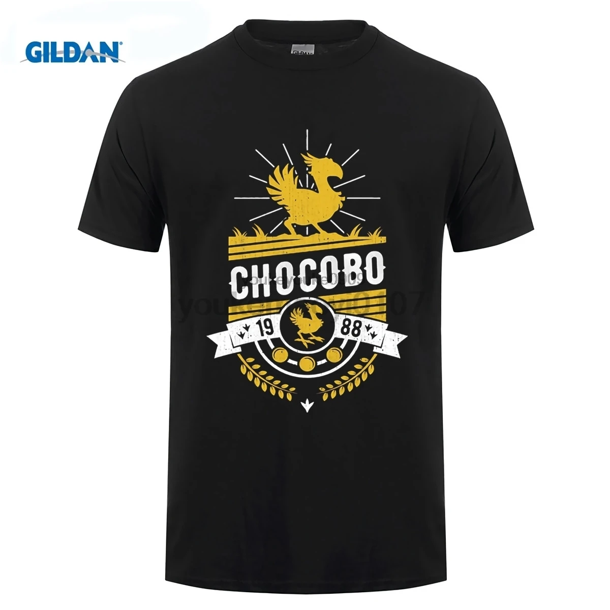 GILDAN Chocobo Final Fantasy футболка мужские новые простые рубашки Популярные упражнения