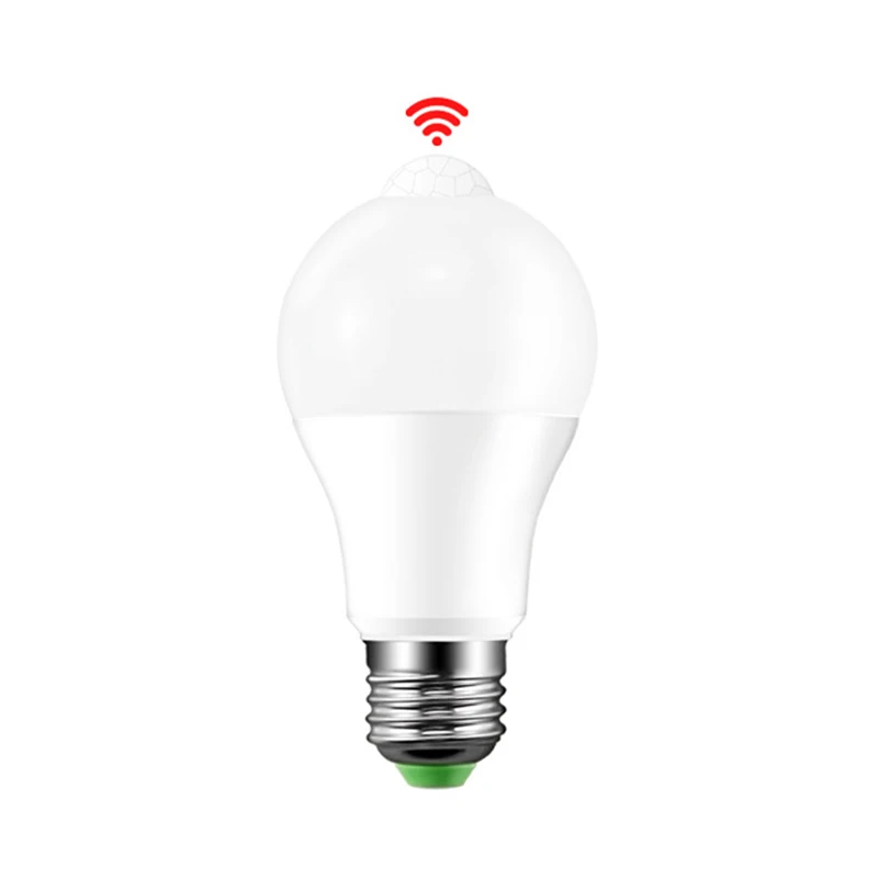 

10W E27 LED Infrared Induction Light Bulb AC85~265V Light Sensor LED Bulb 270 Degree Stair Hallway Night Light