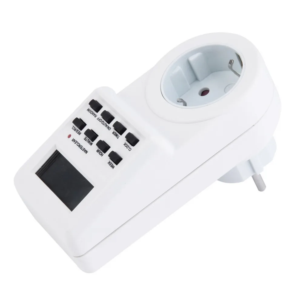 

BMBY-Plug-In Programmable Timer Switch Socket With Clock Summer Time Random Function Eu Plug