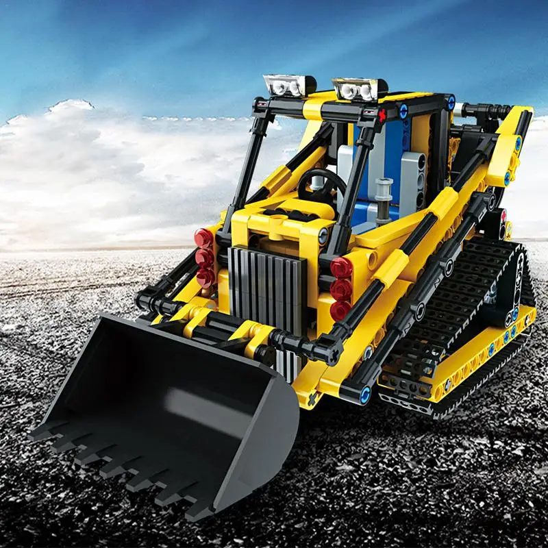 

Technic Electric Model Spelling RC Forklift Building Block Truck DIY Assembling Puzzle Car Building Kits For Boys