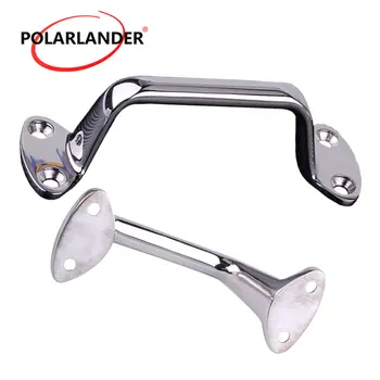 

100% New Large Cleat Door Grab Handle 15cm 316 Stainless Steel Handrail Pull Replacement For Marine Boat Yacht Ship Vessel