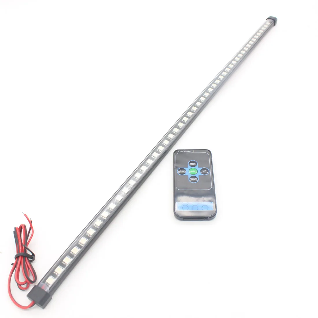 

Dongzhen 56cm LED CAR External LED Knight Rider Light 48 5050 Scanner Strip Lighting with Wireless Remote Control Light Source