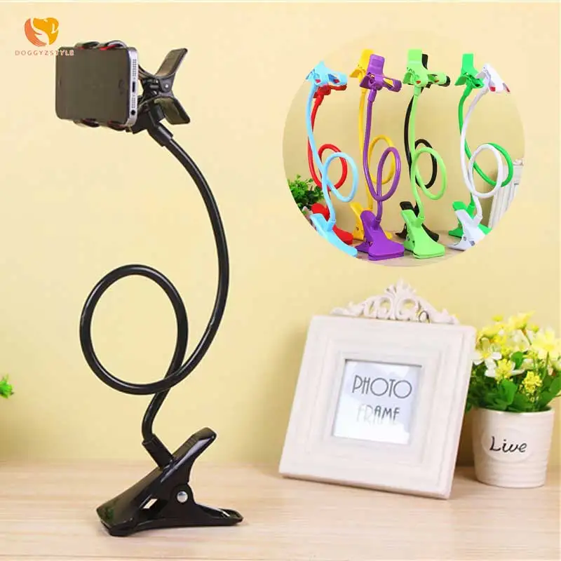 

360 Rotating Flexible Long Arms Universal Cell Mobile Phone Holder Desktop Bed Lazy Bracket Stand Support