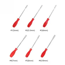 Крепкая Магнитная отвертка удлиненная втулка отвертка ручные инструменты 5 мм/5,5 мм/6 мм/7 мм/8 мм/10 мм отвертка