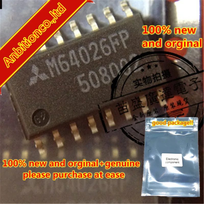 

5pcs 100% new and orginal M64026FP SOP16 in stock