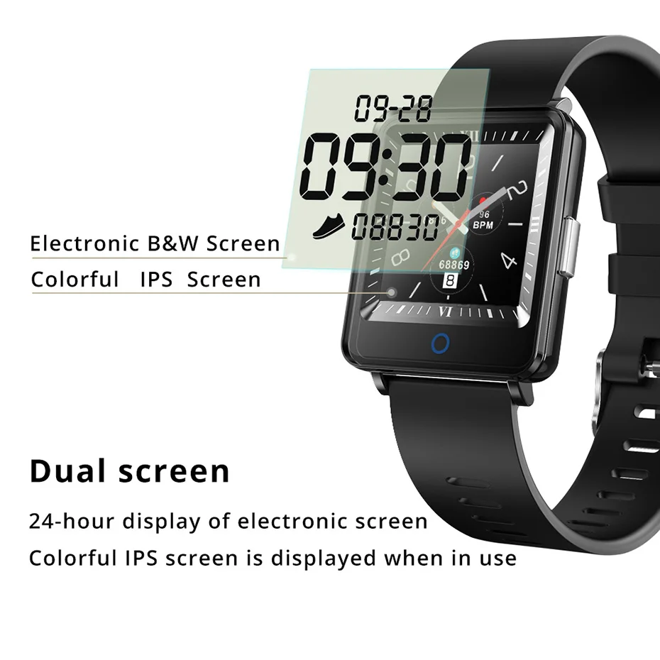 COLMI CV16, двойной экран, Смарт-часы, мужские часы, IP67, водонепроницаемые, для занятий фитнесом, трекер, Смарт-часы для телефона android IOS