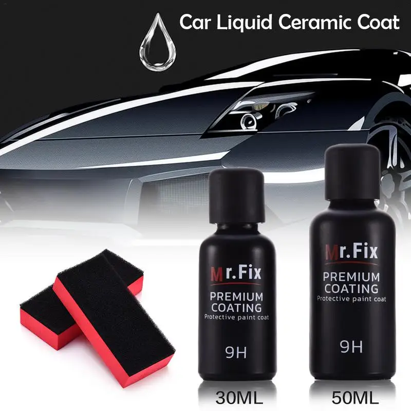  Anti-scratch Car Polish Car Liquid Ceramic Coat Auto Detailing Glasscoat 9H High Hardness Gloss Hyd