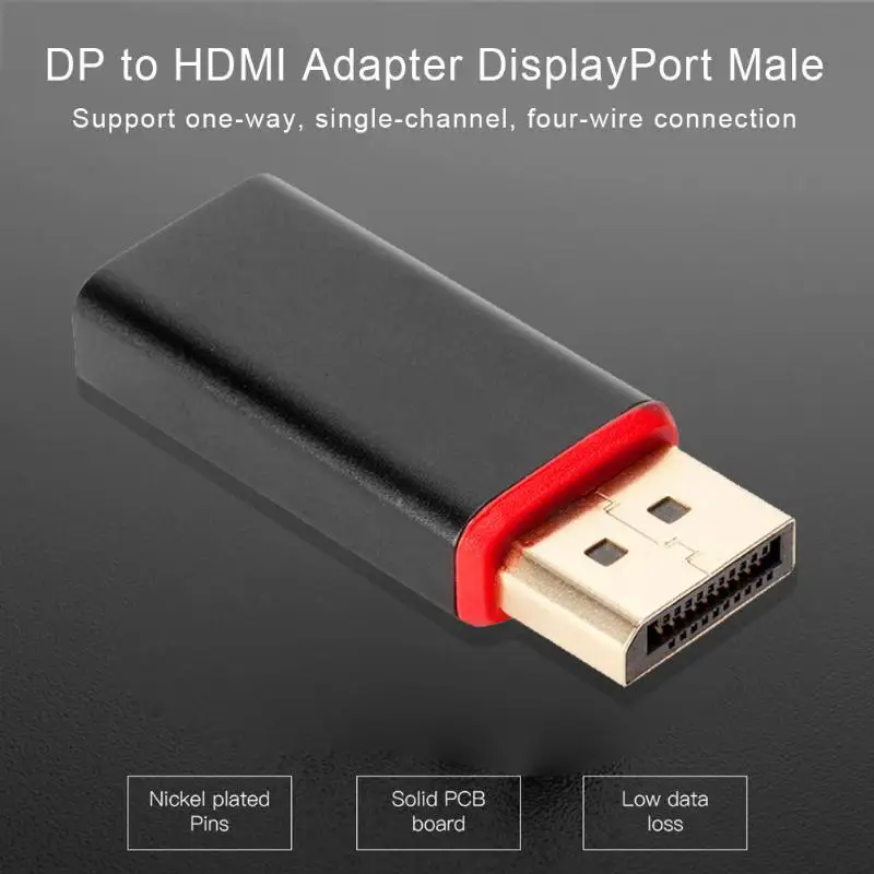 Мини DP в HDMI конвертер 4K видео аудио разъем порт дисплея к адаптер Женский Для HDTV