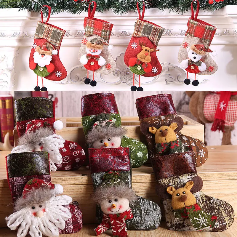 2018 Newest Hot Christmas Stocking Hanging Sock Gift Bag Party Ornament Xmas Tree UK | Дом и сад