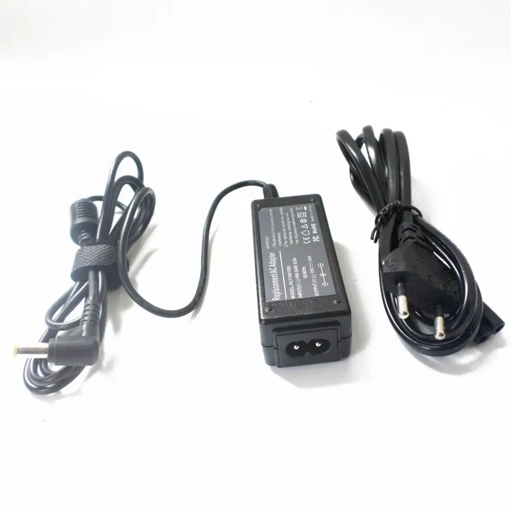 

30w AC Adapter Battery Charger For Toshiba Mini Netbook NB205-N330WH NB305-N442RD,NB305-N442WH NB500-130,NB500-131 19V 1.58A