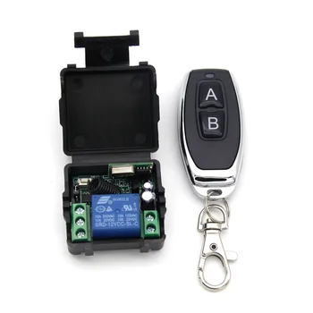 

DC 12V 10A 1 Channel Remote Control Switch Wireless Receiver Relay Module for RF 433MHz Remote Garage Lighting Electric Door