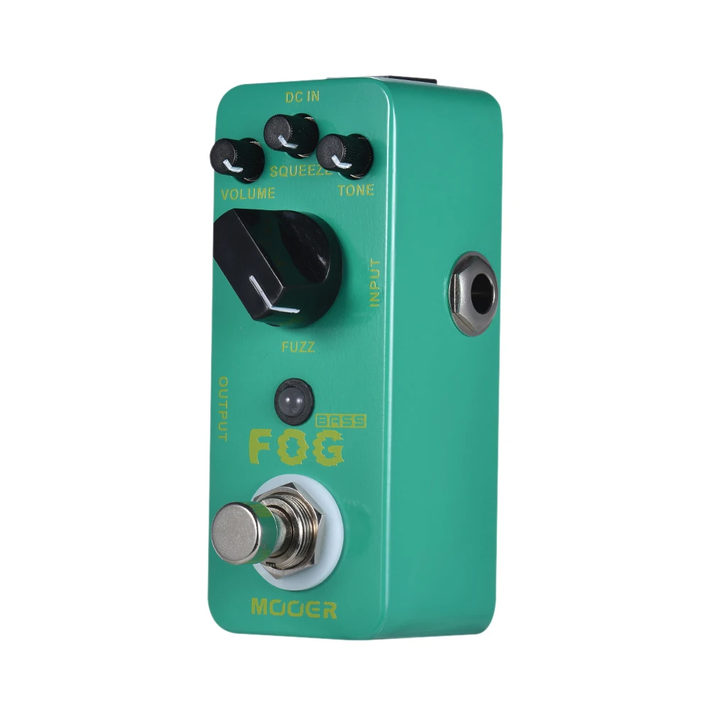 MOOER Fog Bass Fuzz Effect Guitar Pedal Guitar Effect Pedal Classic bass Fuzz Tone True Bypass Full Metal Shell