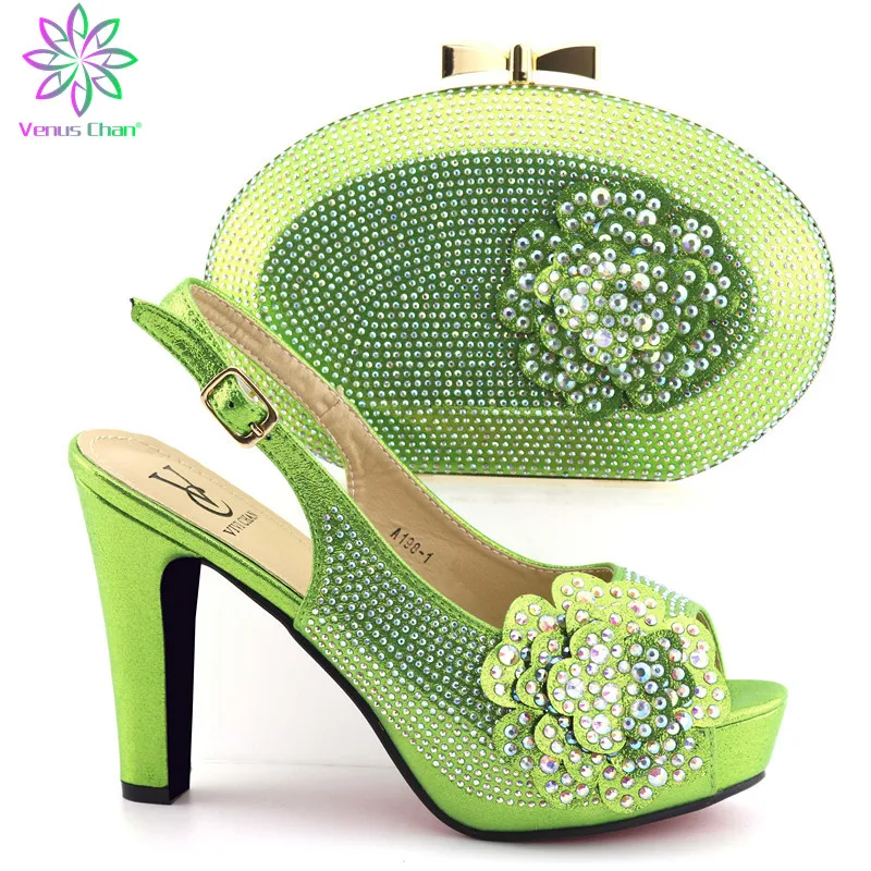 dark green low heel shoes