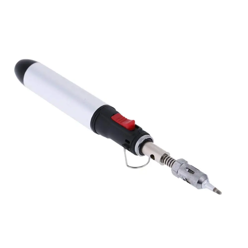 

High Capacity Flame Butane Gas Soldering Iron Kit Set Pen Flame Torch DIY Tool Tip use Butane Gas