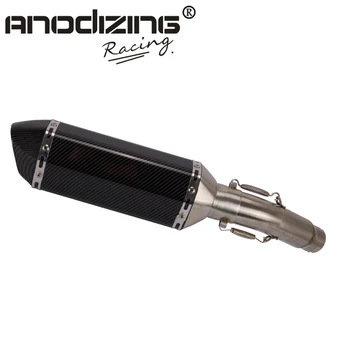 

Motorcycle Exhaust System Slip On Link Muffler Middle Pipe For Suzuki GSXR600 GSXR750 GSXR-R 600 750 2011-2017 Slip-On