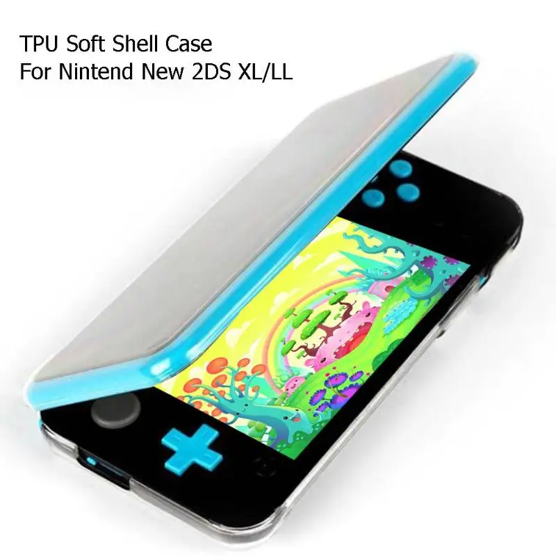 Мягкий прозрачный защитный чехол для геймпада из ТПУ Nintendo New 2DS XL LL|Чехлы| |