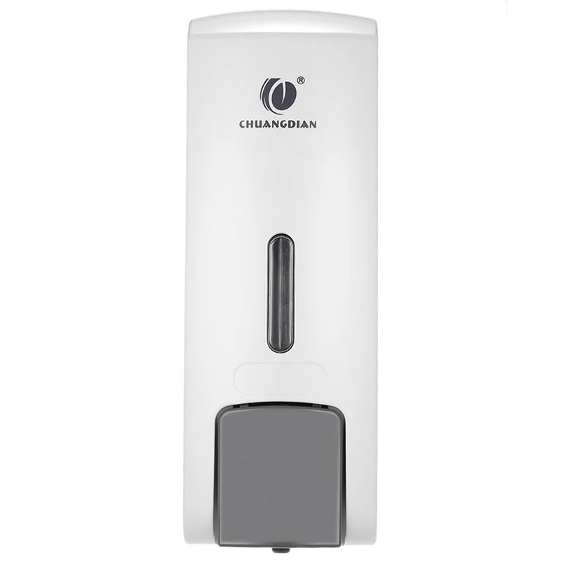 

CHUANGDIAN Soap Dispenser For Wall Mounting With Sticker 300Ml White