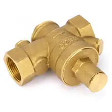 Ручной промывочный клапан DN20 Давление редукционный клапан Латунь Регулируемый регулятор давления воды с фильтром