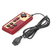 Máquina de videojuego con cable de 8 bits para TV, rojo y blanco, control de mando para jugar juegos, Gamepads Vintage para chico y adulto