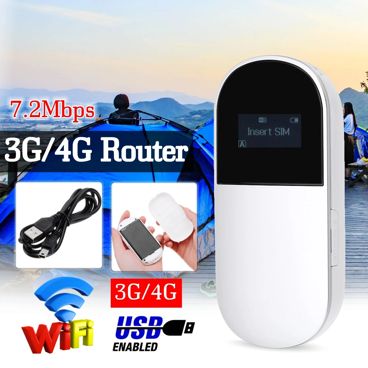 

E5832 150Mbps 3G Mobile WiFi Wireless MIFI Hotspot Router Smart Modem Broadband U NLOCKED