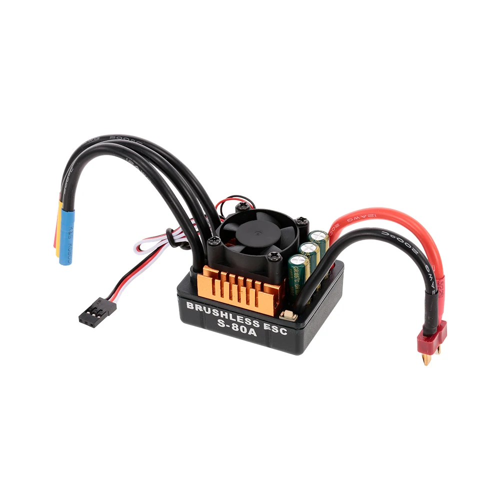 1:8 1:10 60A 80A 120A бесщеточный ESC 2-3s 2-4s с BEC программаторной картой для TRAXXAS RC