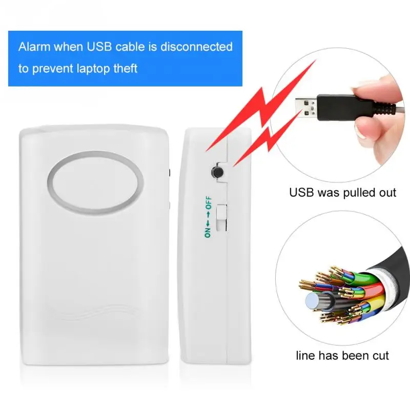 

Digital Product Burglar Alarm Systerm Hot Laptop Notebook PC USB Devices Security Alarm Strong Alarm Sound