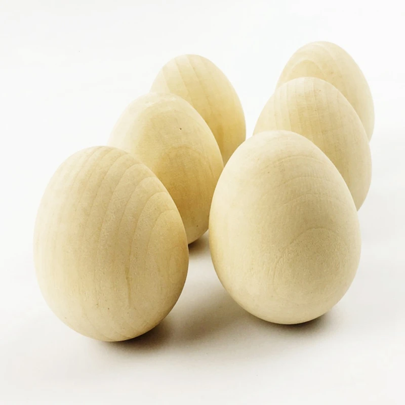 Greatest Let'S Make 10 Wooden Easter Eggs Diy Unfinished Wooden Eggs And Decorate Their Own Toys.