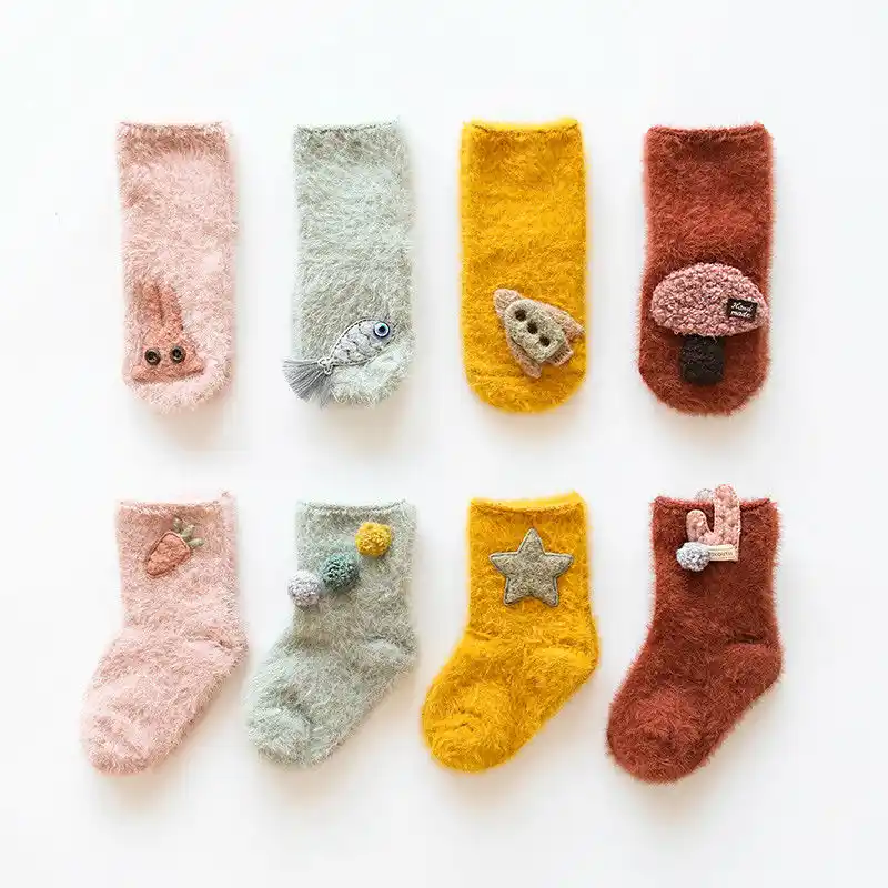 infant fuzzy socks