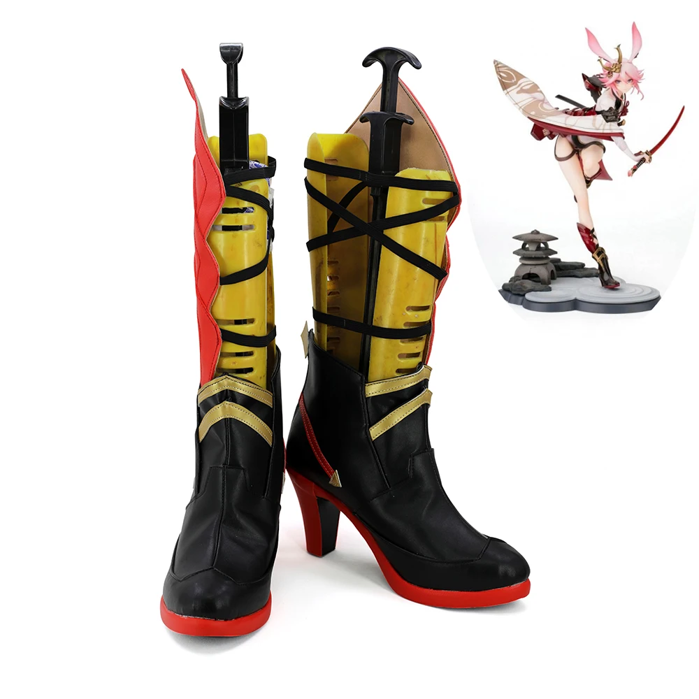 

Honkai Impact 3 Yae Sakura Cosplay Shoes Women Boots Handmade