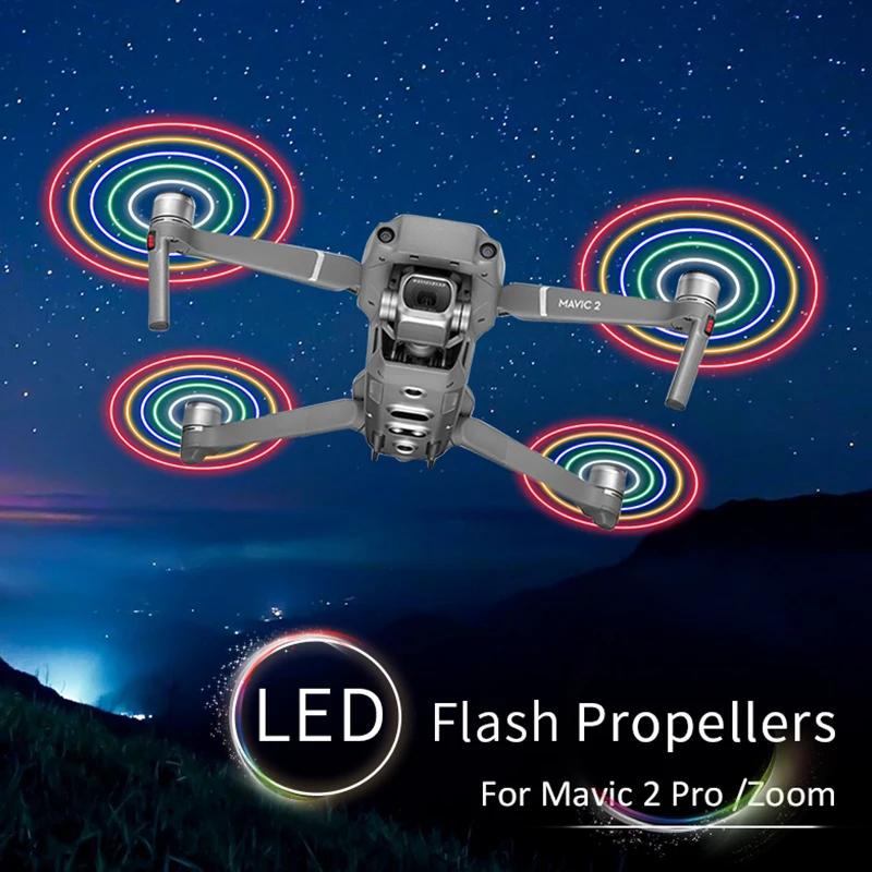 STARTRC для DJI Mavic 2 pro Flash СВЕТОДИОДНЫЙ пропеллеры с низким уровнем шума быстросъемные