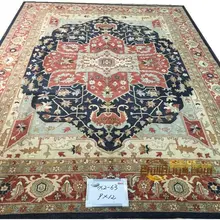 Один экспорт турецкие ковры ручной работы OUSHAK Ozarks ковер из чистой шерстяной X2-63 9x12gc47zieyg28