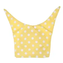 HTHL-1pcs для новорожденных мальчиков и девочек, белая желтая шапка с рожками(желтая и белая