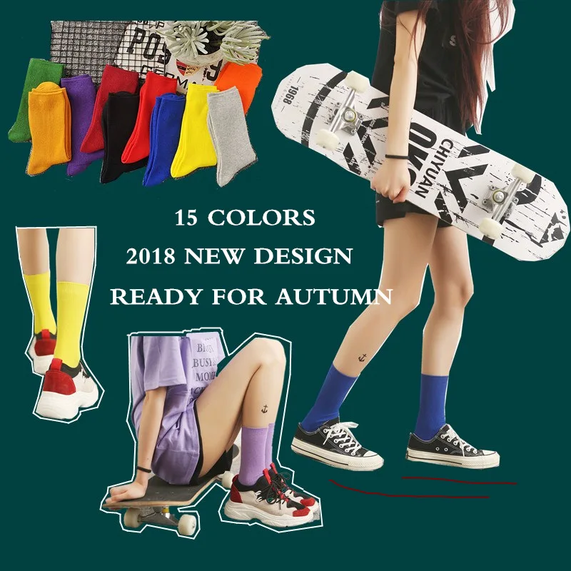 

sliding plate Socks man and gril Japanese-Style Embroidered Cartoon Cute Ms Socks Spring And Autumn College Wind Sports Socks