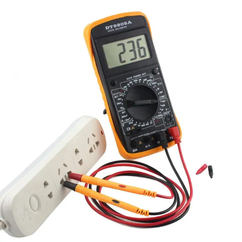 

AC/DC LCD Display Multimeter Multimetro Voltage Current Tester Professional Portable Digital Electric Handheld Waterproof Tester