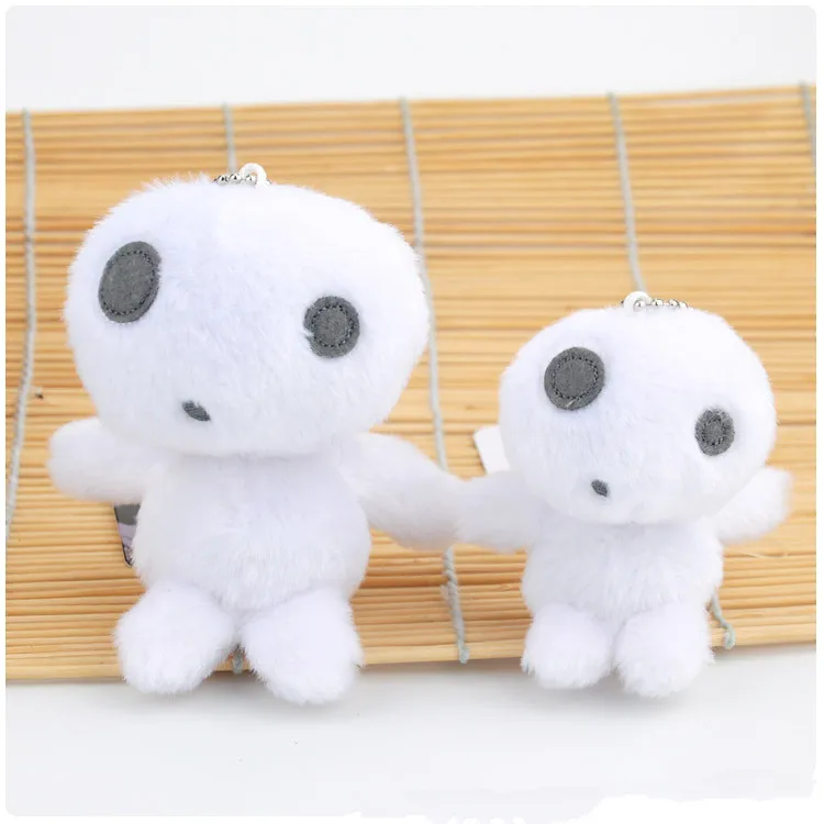 

2size Choice Japan Anime Princess Mononoke Kodama Tree Spirit Plush Toy Soft Stuffed Keychain Backpack Pendants Kawaii Figure