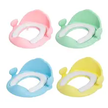 Детская подушка на унитаз для путешествий на открытом воздухе, детское сиденье для унитаза, безопасное сиденье для детей, для девочек, туалет для мальчиков, тренировочный тренажер с подлокотниками