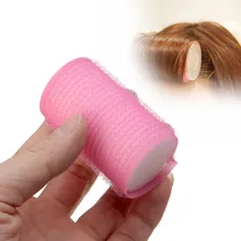 Розовые фиолетовые бигуди из мягкой пены 10 шт., бигуди для волос, щипцы для завивки волос для женщин, спящие бигуди для волос, самозахваты для длинных/коротких волос