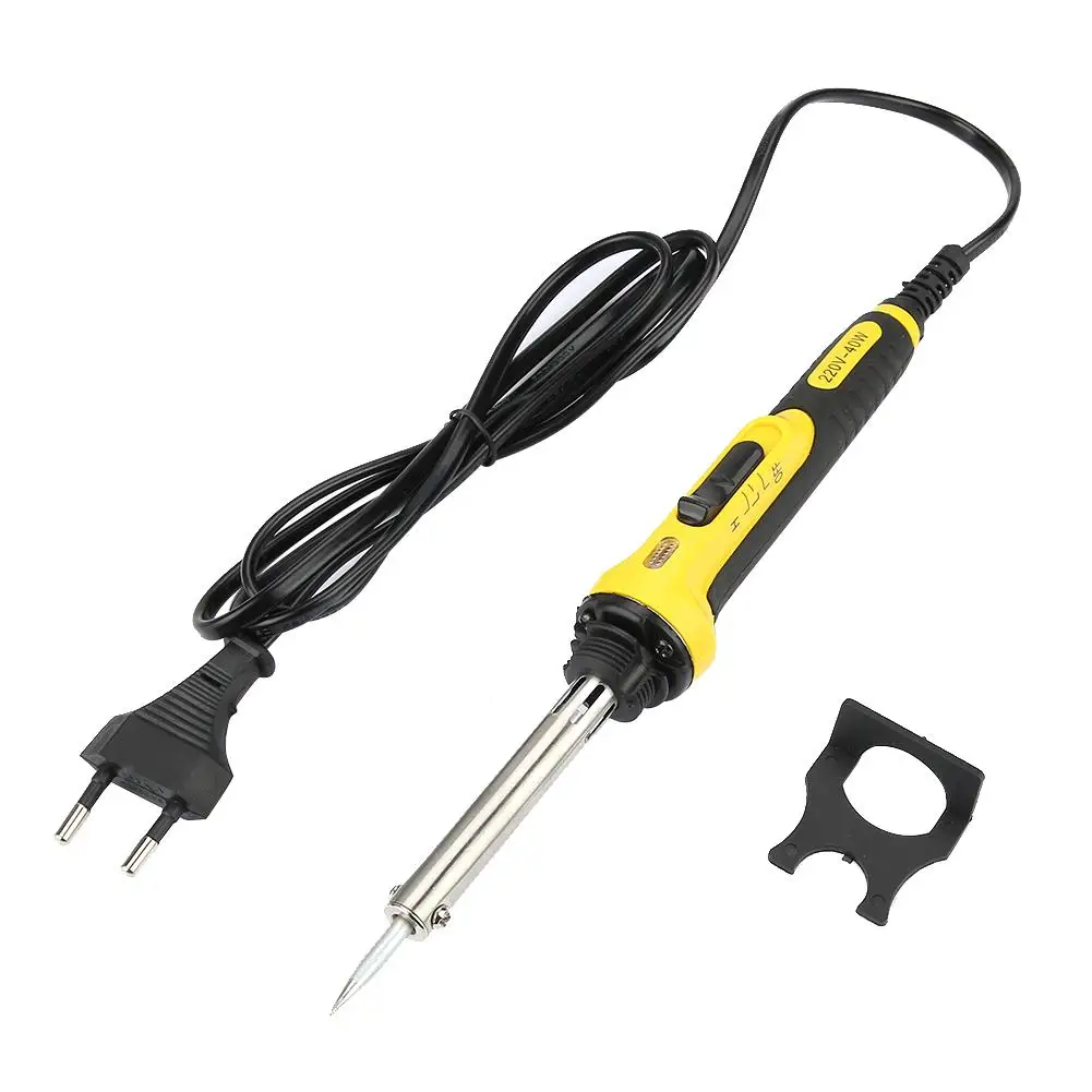 

New Electric Soldering Iron 40w Adjustable Temperature Electric Solder Iron 220v 40w Eu Plug Welding Repair Tools
