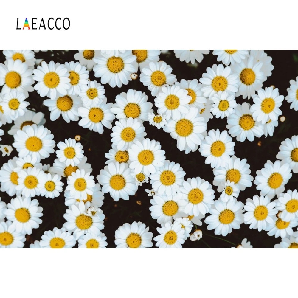 

Laeacco Blossom Flower Wallpaper Seamless Backdrop Photography Background Customized Photographic Backdrops For Photo Studio