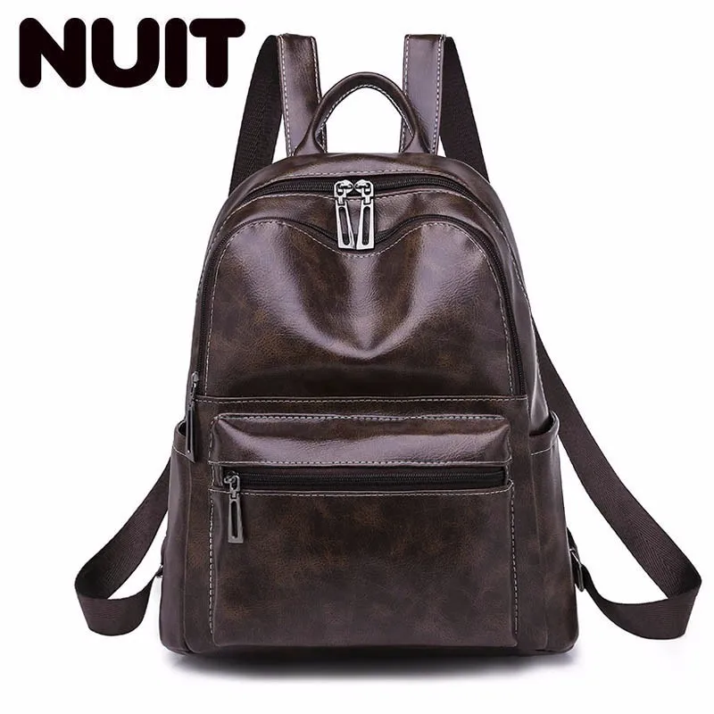

Fashion School Backpack Bags Back Pack Bag Pu Leather Bagpack Mochila Feminina Sac A Dos Bookbags Plecak Backpacks Bags