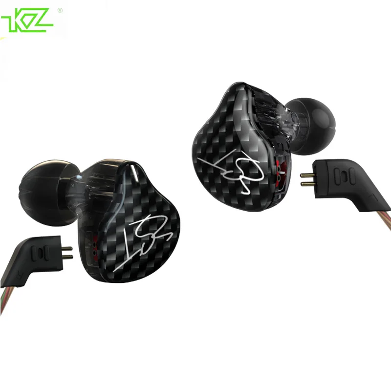 KZ ZST в ухо наушник Hybrid Drive мониторы Наушники Hi Fi наушники с микрофоном заменить