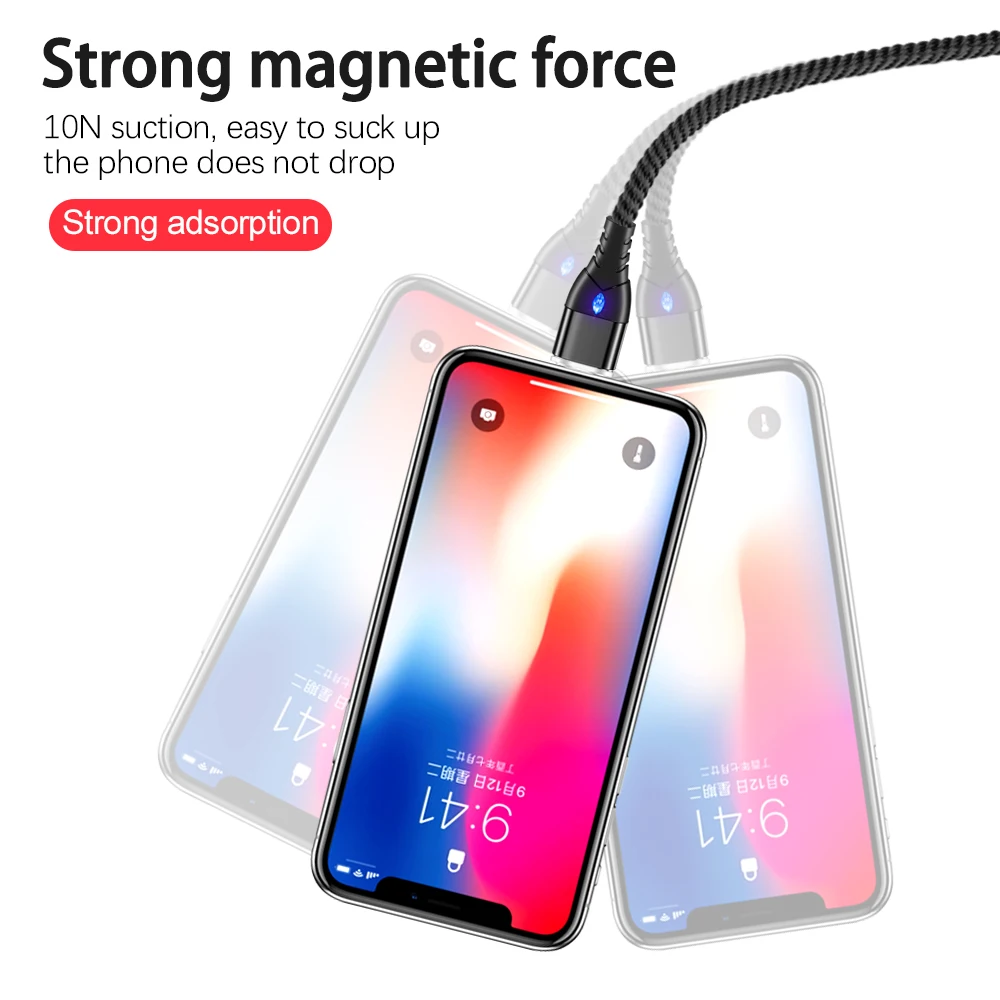 Магнитный кабель Marjay типа C 5A Быстрая зарядка для Samsung магнитные USB кабели Huawei P20