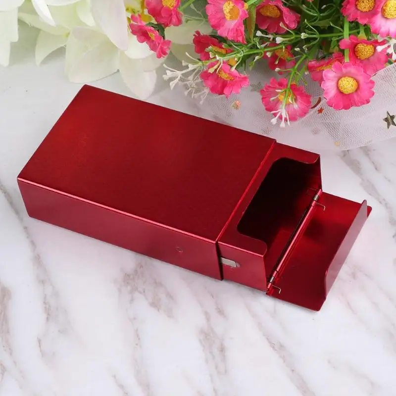 Honeycomb Design Aluminum Smoking Cigarettes Case Cigar