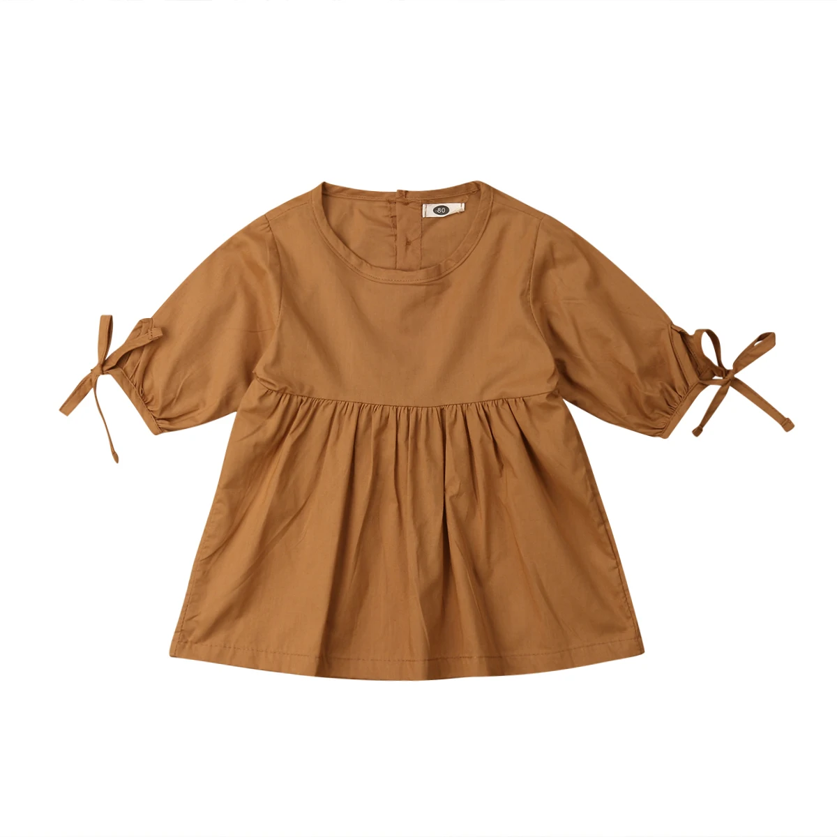 

2019 New Toddler Newborn Baby Girls Dress Vintage Half Sleeve Party Holiday Dresses For Girls Summer Girl Clothes