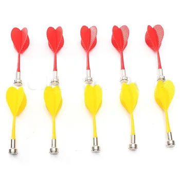 

5 Red & 5 Yellow Magnetic Darts Set for Two-Sided Magnetic Dart Board 8CM length