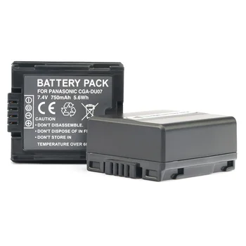 

LANFULANG 2 Pack CGA CGR DU06 DU07 Replacement Li-ion Battery For Panasonic PV-GS34 PV-GS35 PV-GS65 PV-GS120 PV-GS150 PV-GS180