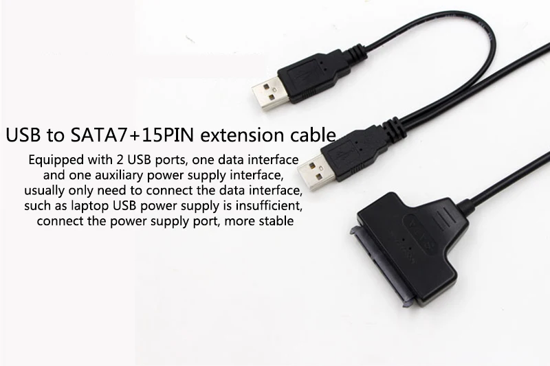 USB 3 0 компьютер Жесткий драйвер соединительные кабели 2 5 &quot22Pin SATA кабель