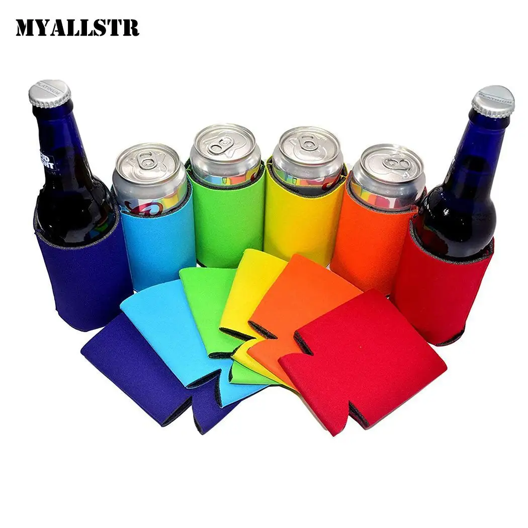 

Neoprene Beer Home 500mL 330mL Cans Bottles Cooling Cover Restaurant Drinks Holder Fashion etc Sleeve Solid Bottle Bar