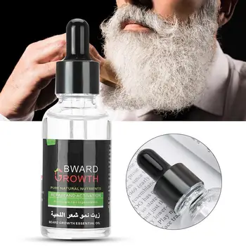 

30ml Men Beard Growth Oil Natural Accelerate Moustache Enhancer Facial Hair Growth Liquid